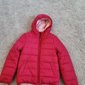 Cat & jack Girls Hot Pink Jacket xs (4/5)